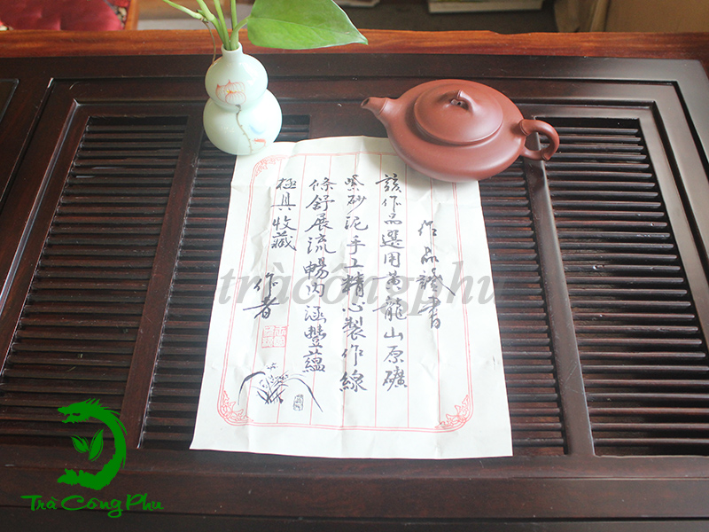 Ấm tử sa Hư biến Quai Trúc ATS989